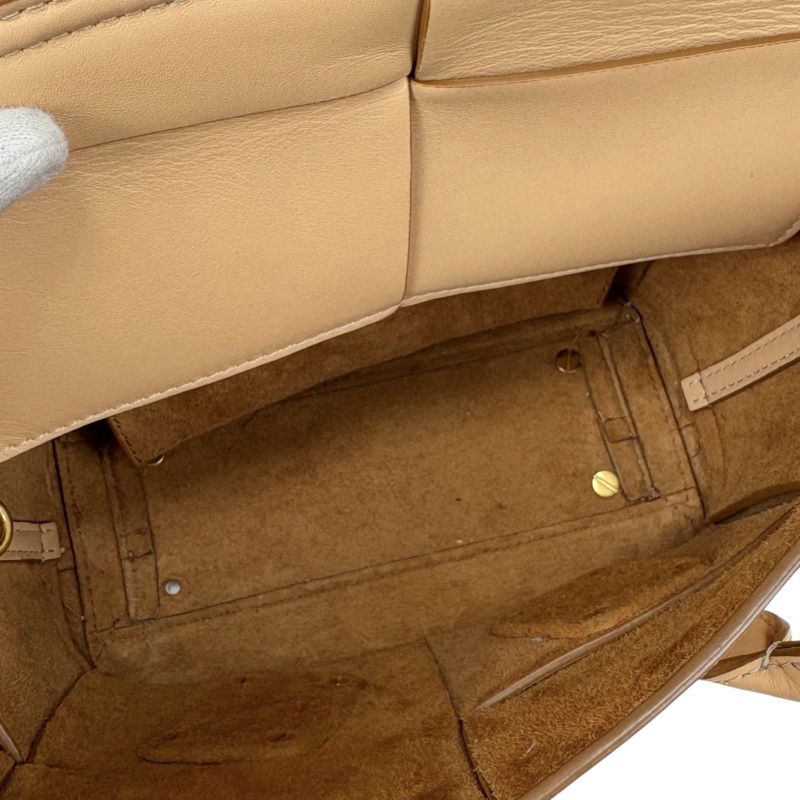 Bottega Veneta Mini The Arco Handbag Mini Tote Bag Maxi Intrecciato Leather