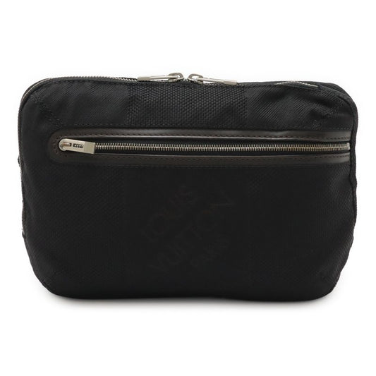 Louis Vuitton Damier Geant Arche Body Bag Waist Bag Hip Bag Canvas Noir Black