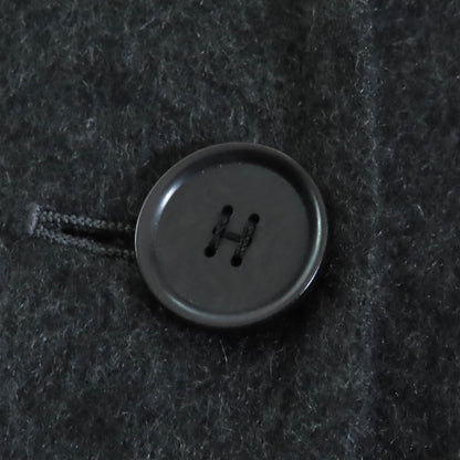 Hermes 100% Cashmere Margiela Period H Button Single Chester Coat Long Coat