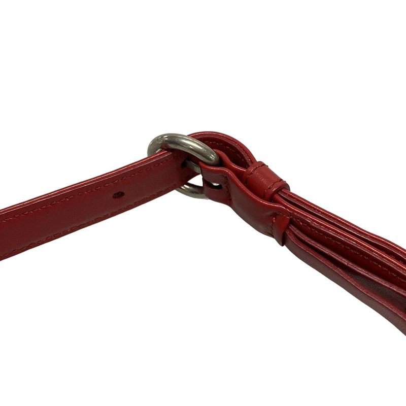 Prada Waist Pouch Diagram Red Leather