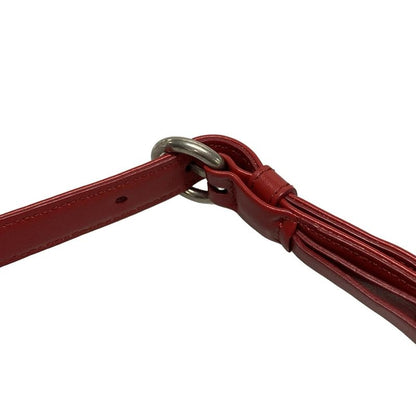 Prada Waist Pouch Diagram Red Leather