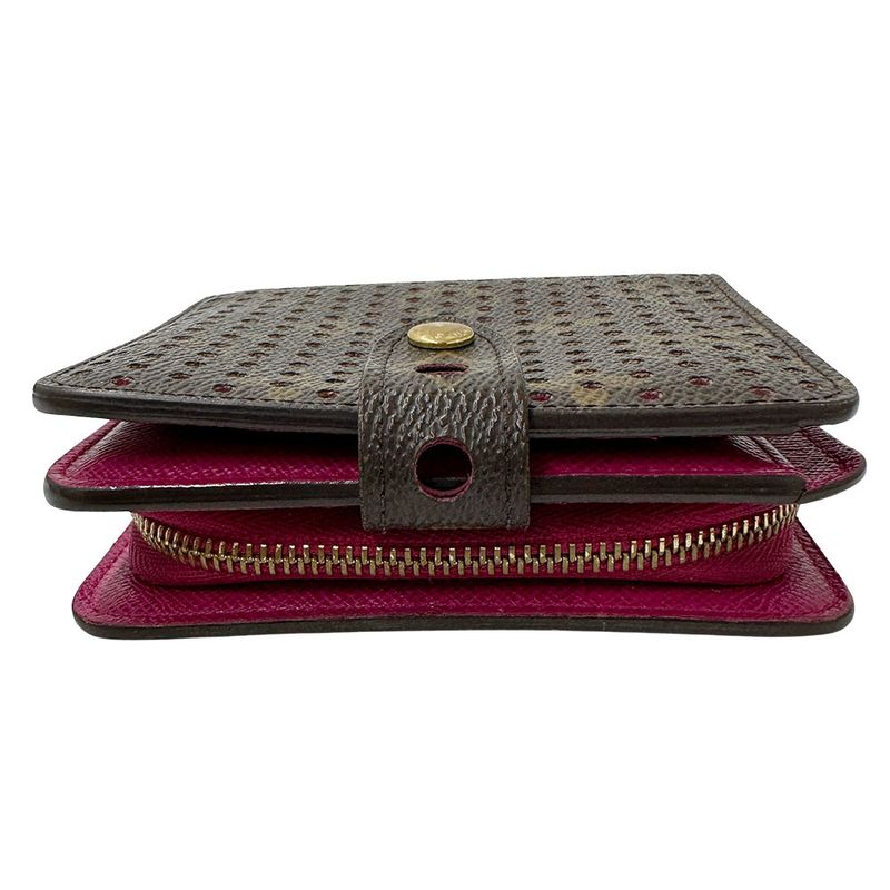 Louis Vuitton Wallets Ladies Branded Trifold Wallet Monogram Canvas Perfot
