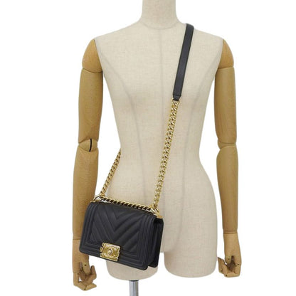 Chanel V-Stitch Mini Boy Shoulder Bag
