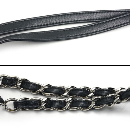 Chanel V Stitch Chain Tote Silver Hardware Tote Bag A4 Size