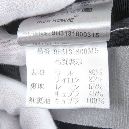 DIOR Homme DIOR Homme 9h313180035 Wool Wrapped Coat Chester Coat Black 44 Made