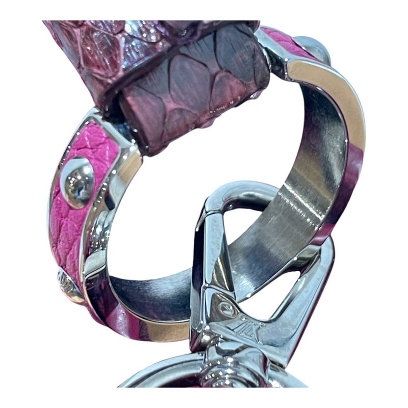 Louis Vuitton ⑤ Tr0116 Python Handle Capucines BB 2WAY Handbag Ladies Pink