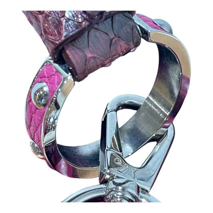 Louis Vuitton ⑤ Tr0116 Python Handle Capucines BB 2WAY Handbag Ladies Pink