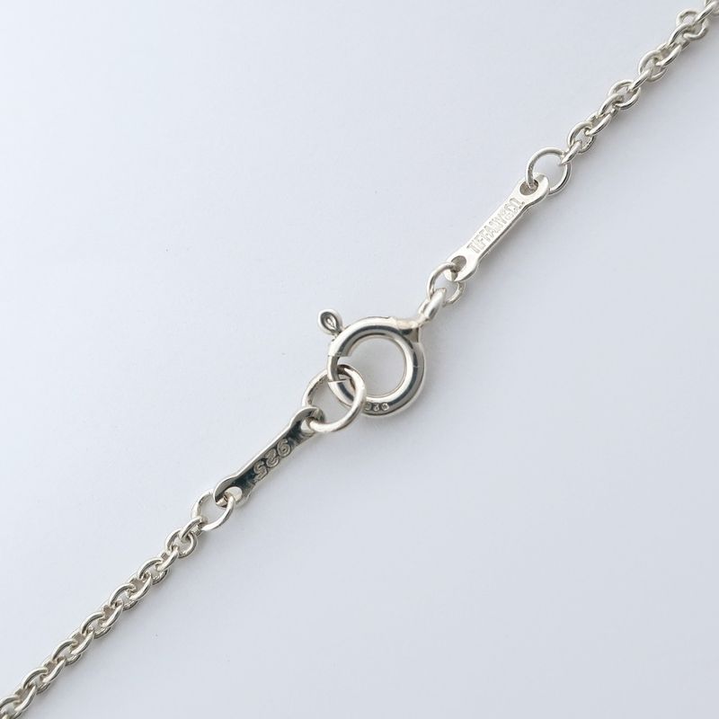 Tiffany & Co Open Heart Elsa Peretti 925 Silver Ladies 6.2g Necklace