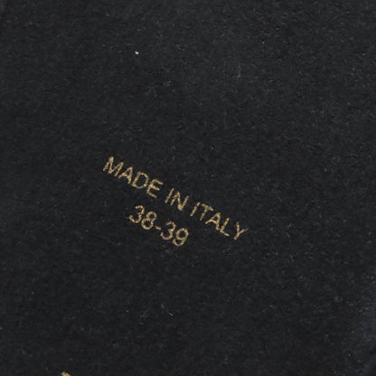 Louis Vuitton LV Sweet Line Logo Embroidery Satin Slippers Room Shoes Black