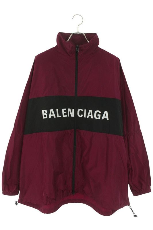 Balenciaga 534317 Tyd36 Logo Print Poplin Shirt Blouson Men's 44