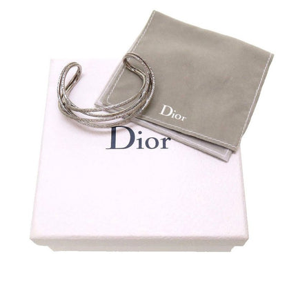 Christian Dior CD Logo Metal Silver Bracelet Bangle 0029 Christian Dior