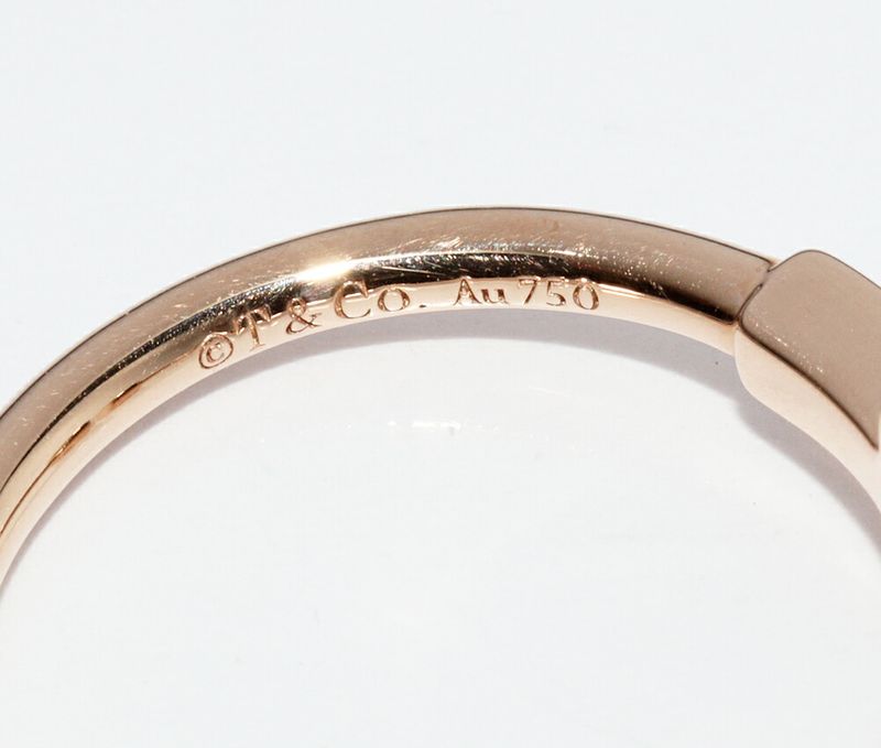 Tiffany & Co Rings 18K Pink Gold T-wire Ring