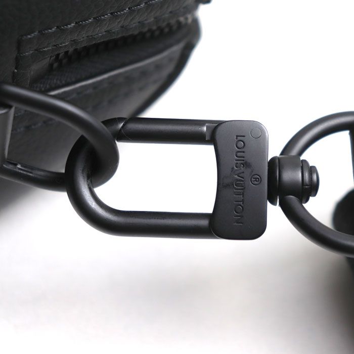 Louis Vuitton City Keepall 2way Shoulder Bag Aerogram Black M59255 IC Men's