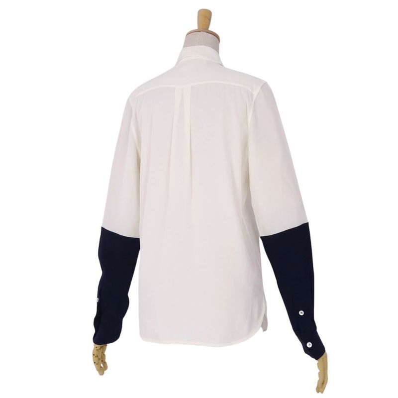 Celine Shirt Phoebe Period Blouse Long Sleeve Silk