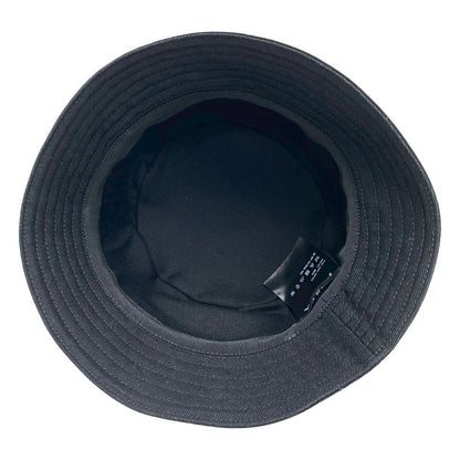 Prada Re-nylon Triangle Logo Plate Hardware Cotton Bucket Hat M Size Men's