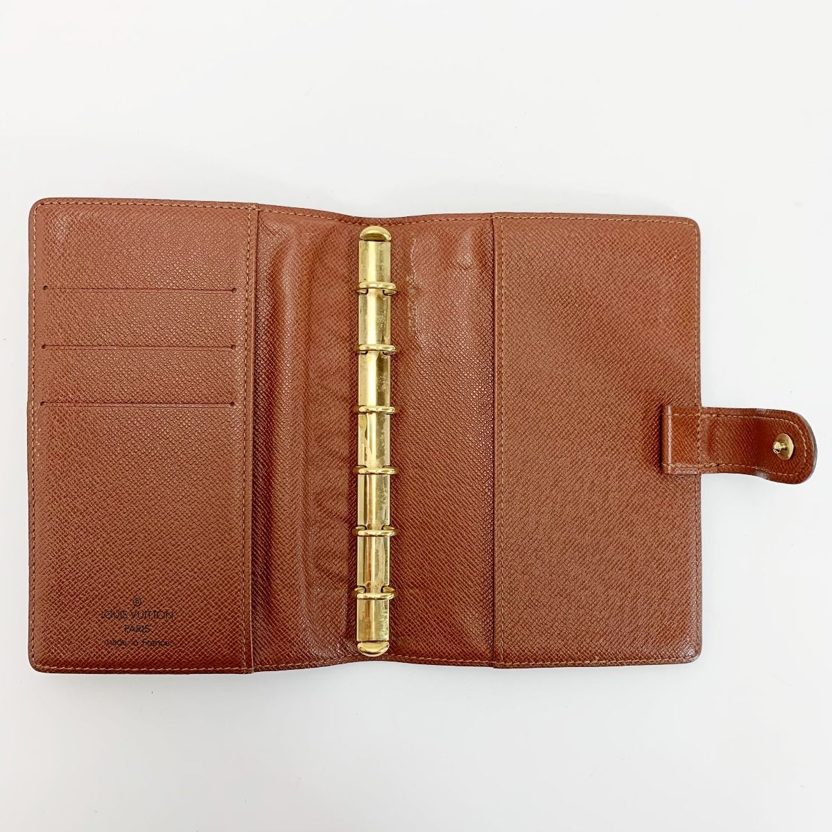 Louis Vuitton Monogram Agenda PM R20005 Notebook Cover Unisex Gold Hardware