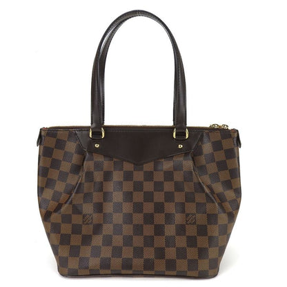 Louis Vuitton Tote Bag Westminster PM N41102 Damier Canvas Brown Gold Hardware