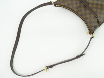 Authentic Louis Vuitton LV Bloomsbury PM Damier Ebène Shoulder Bag Pochette