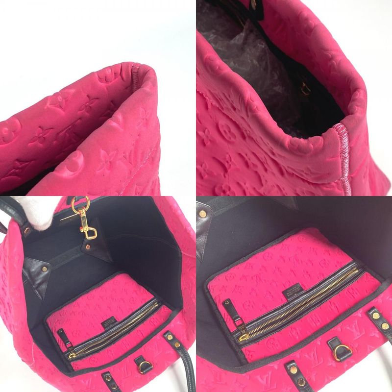 Louis Vuitton Shoulder Bag Scuba MM M92802 Microfiber Pink