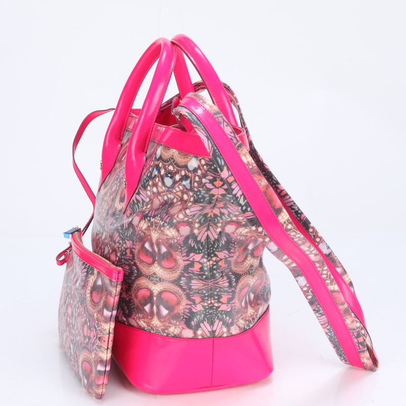 Bulgari Hologram Seal Matthew Williamson 2WAY Tote Bag Crossbody Shoulder A4