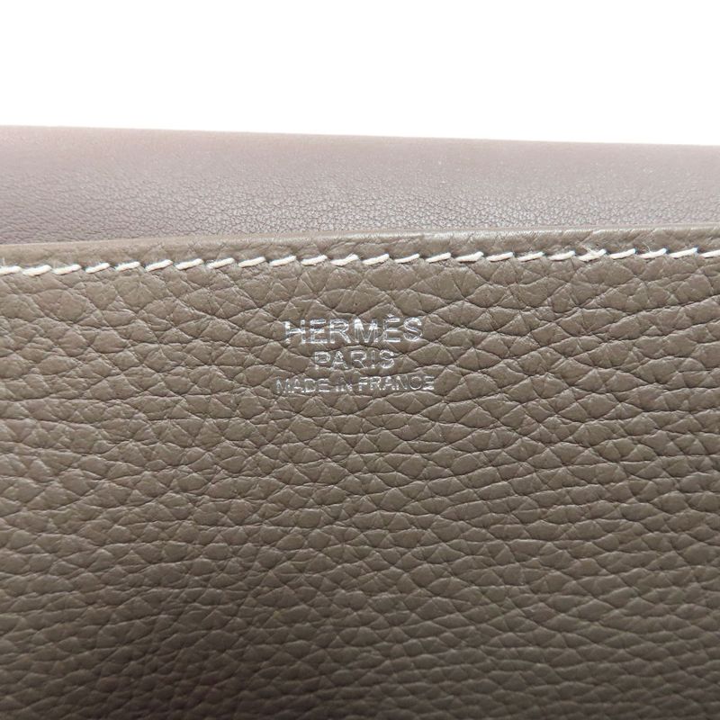 Hermes Arsan 31 Silver Hardware Handbag Taurillon Women