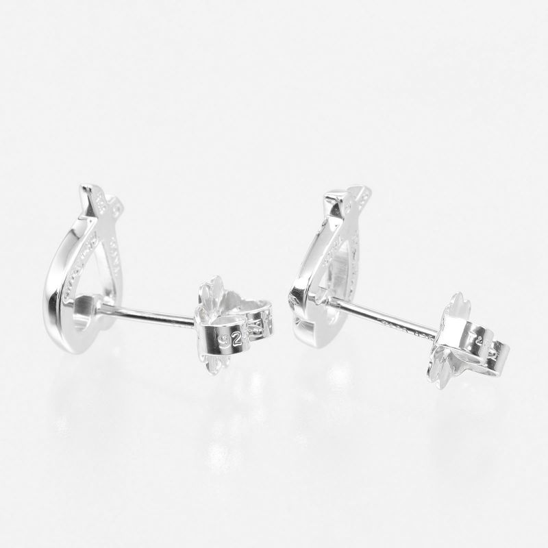 Tiffany & Co Loving Heart 925 Silver Ladies 1.56g Earrings