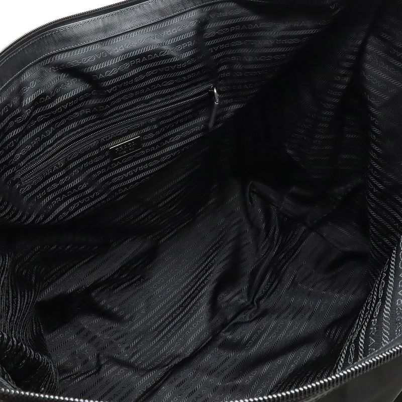 Prada Triangle Logo Boston Bag Travel Bag Travel Cabasn Large Tote Nylon