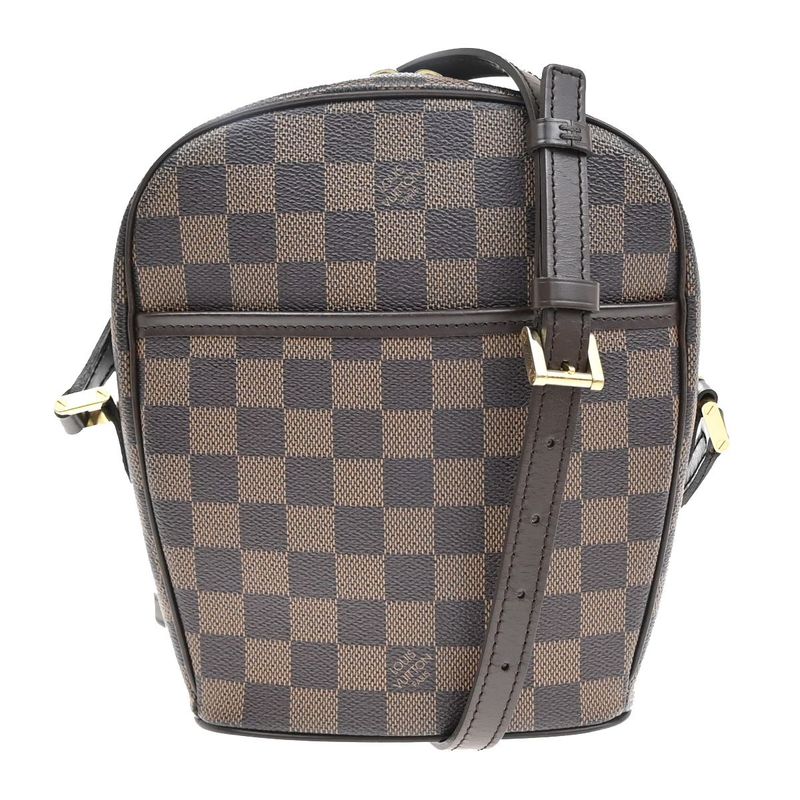Louis Vuitton Ipanema PM Damier Ebène Shoulder Bag N51294 95ka755