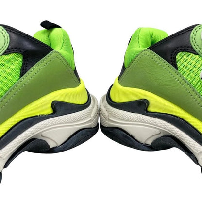 Balenciaga Sneakers Triple S 541623 41 Size Mesh Logo Green Black White Triple