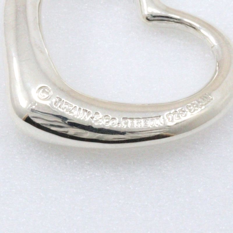 Tiffany & Co Open Heart Medium Silver 925 Ladies 9.6g Necklace