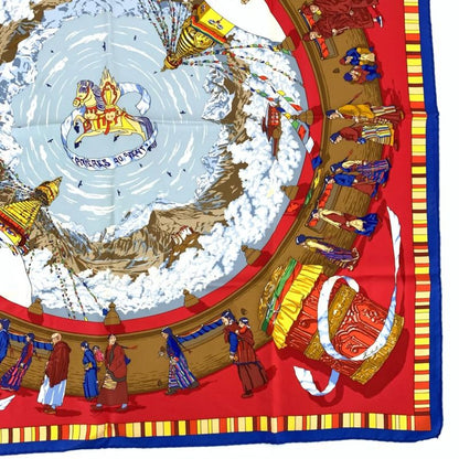 Hermes Carre 90 Prieres AU VENT Prayer In The Wind Scarf