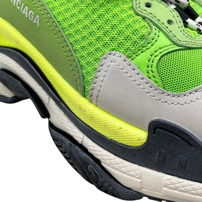 Balenciaga Sneakers Triple S 541623 41 Size Mesh Logo Green Black White Triple