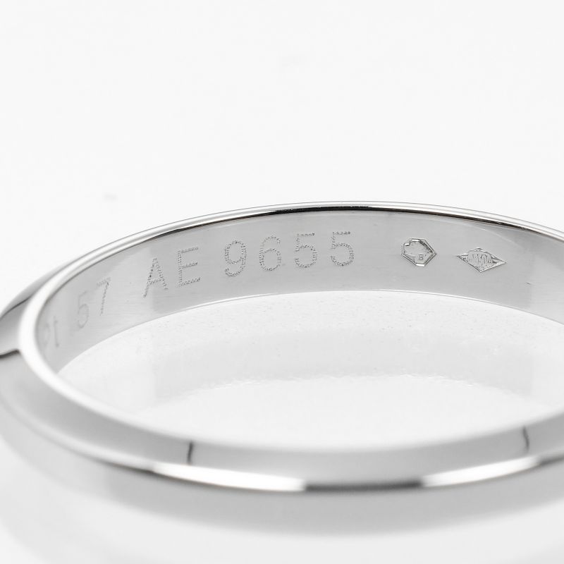 Cartier Declaration 3mm (0.12in) Model Pt950platinum 16.5 Men's 5.23g Ring