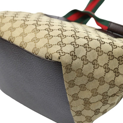 Gucci Handbag GG Canvas Tote Bag Beige