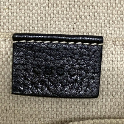 Gucci Shoulder Bag Soho 308364 Black Leather
