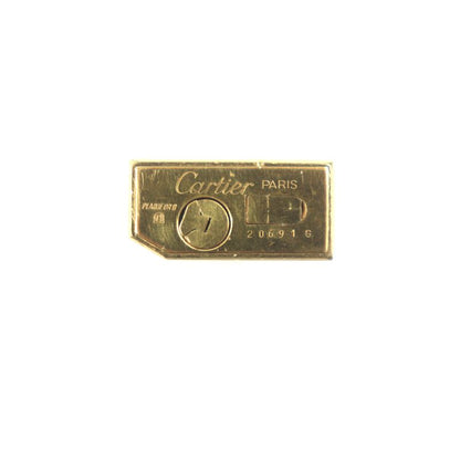  Cartier Pentagon Striped Pentagonal Roller Gas Lighter Gold