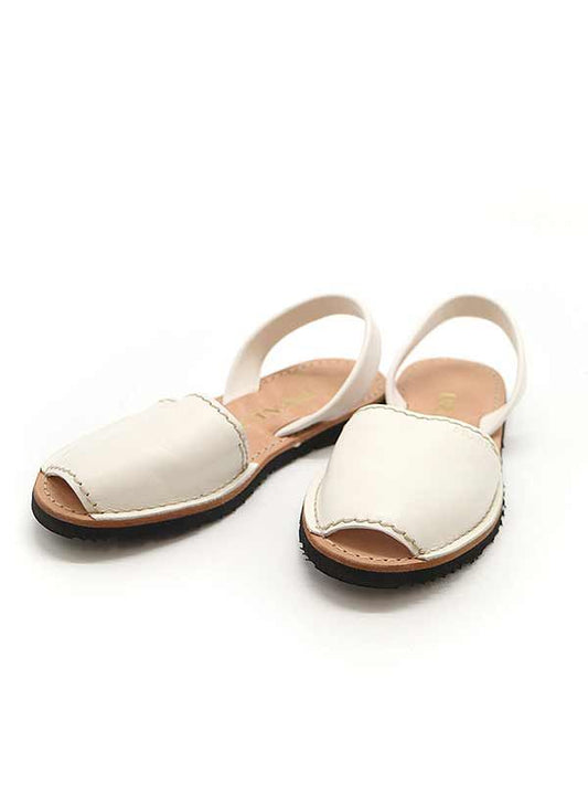 Prada Leather Sandals White 36 1 2
