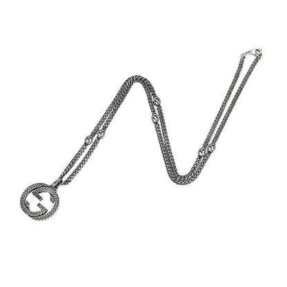 Gucci Necklace Interlocking G Argento