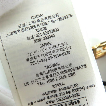 Fendi 2022 Fxbh60 Lined Zucca Pattern FF Logo Hardware Swimwear Bikini Top And