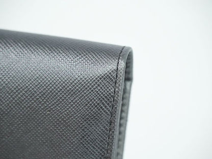 Authentic Prada Saffiano Leather Long Wallet Long Wallet Silver 2m0836 Saffiano