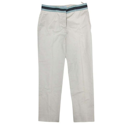 Good Prada 2014 Slacks Tapered Pants Cotton Bottoms Waistline Made In Italy 38