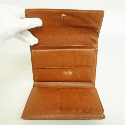 Louis Vuitton Trifold Wallet Monogram Porte Trésor Etui Papier M61202 Brown Men