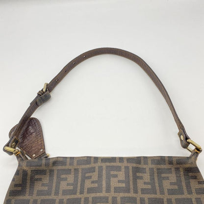 Fendi 2241-8bt118 Shoulder Bag Zucca Zucchino PVC Beige Brown Ladies Men