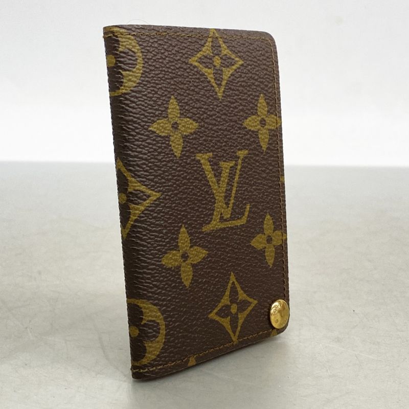 Louis Vuitton Card Case Monogram Porte Cult Cles Diplession M60937 Brown Men