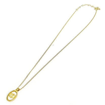 Christian Dior GP CD Logo Oval Necklace Women's 331715 Necklace