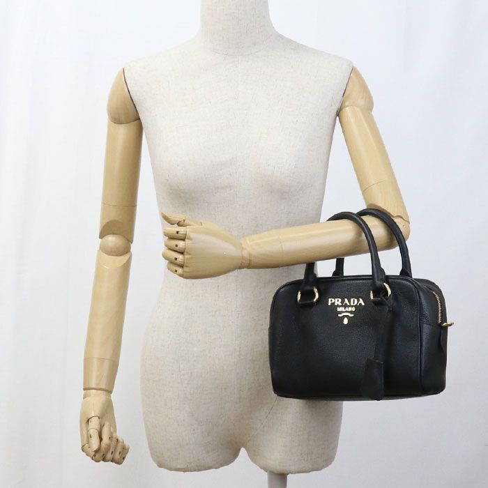 Prada 2WAY Vittero Leather 1bb108 2E8K F0002 Handbag Leather Women