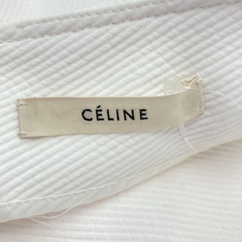 Celine by Phoebe Philo Celine Phoebe Philo Volume Skirt 2 2p58 211a White 36