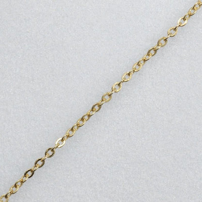 [dior] Christian Dior Logo Heart Gold Plated And Rhinestone Ladies 5.4g Necklace