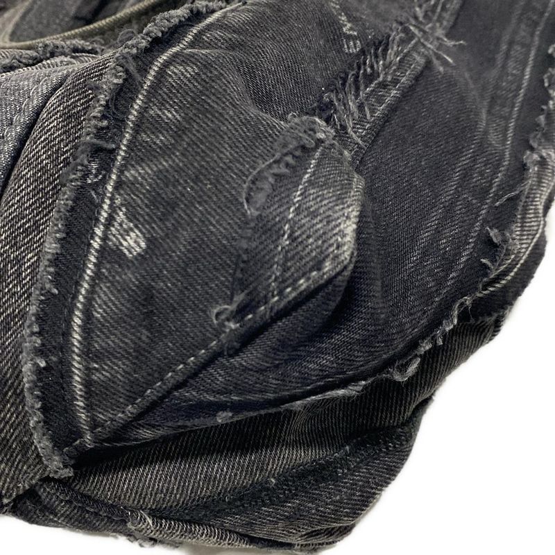 Balenciaga Tote Bag Balbes 671409 Black Recycle/rhinestone