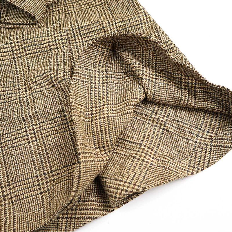 Celine Hound's Tooth Check Long Skirt 2j210222k Brown 38